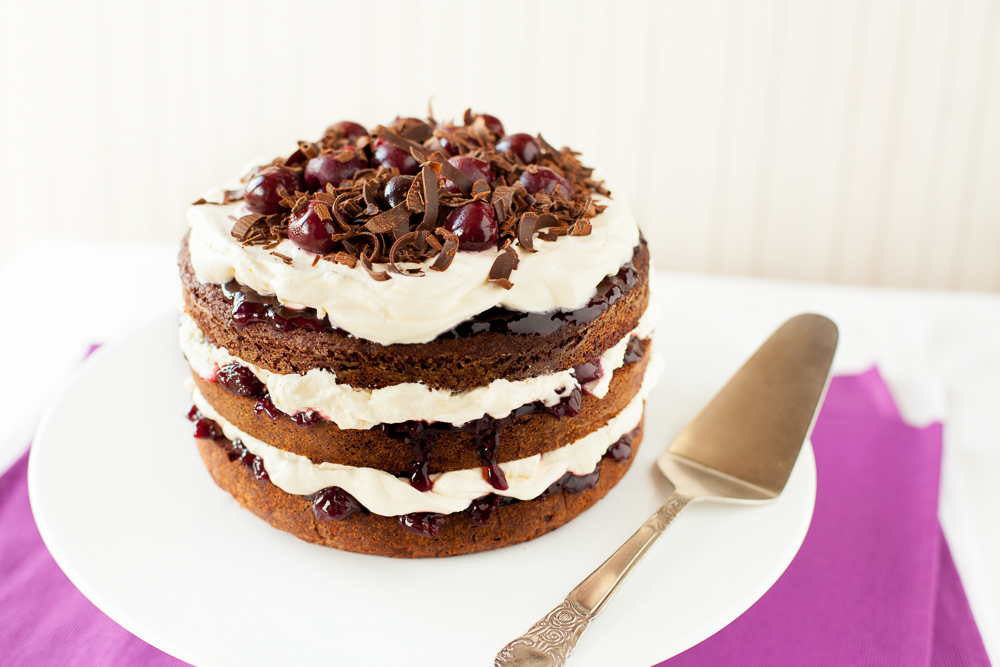 Black Forest Gateaux cake