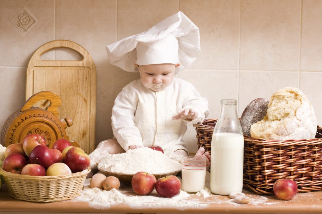 kids cooking section; i love cooking