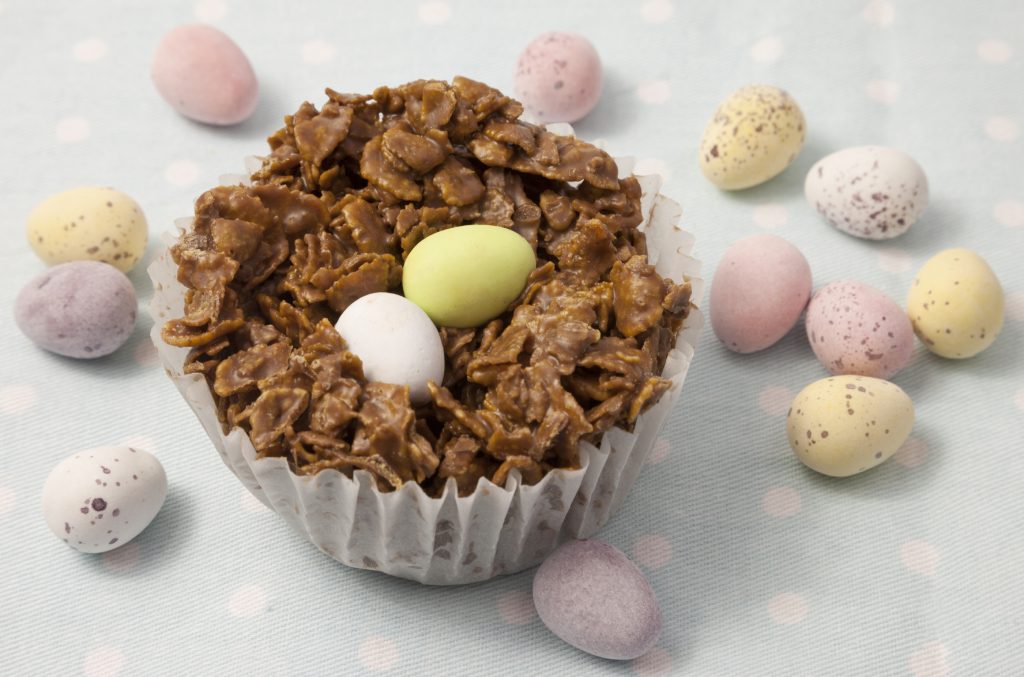 chocolate and toffee treats; Easter recipe