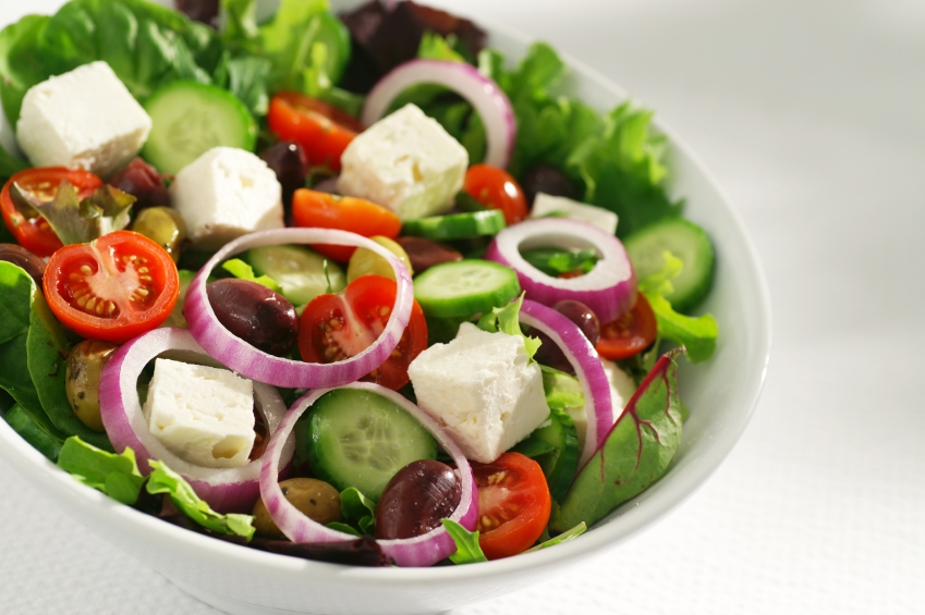 greek salad; healthy