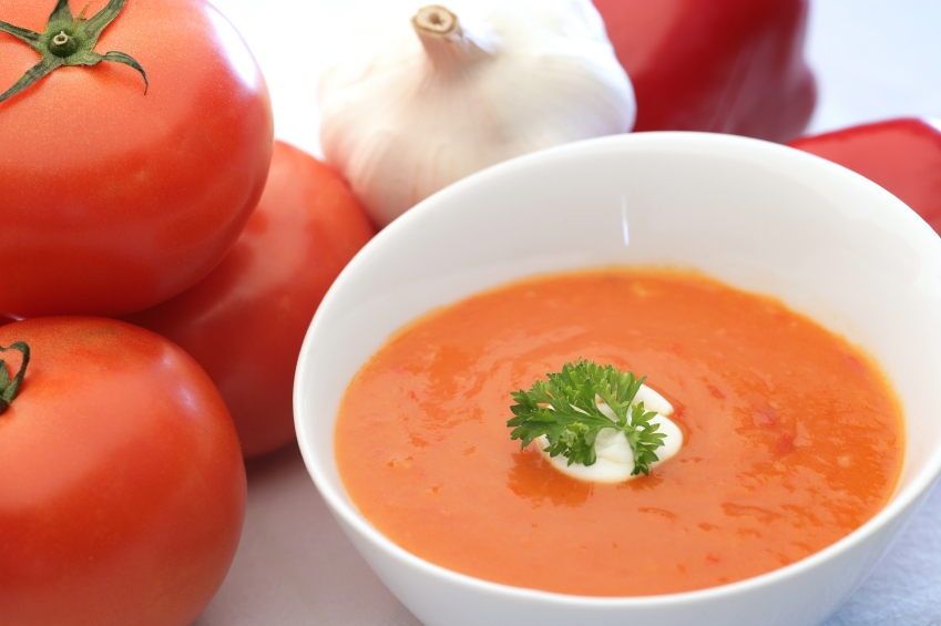 tomato and red pepper soup