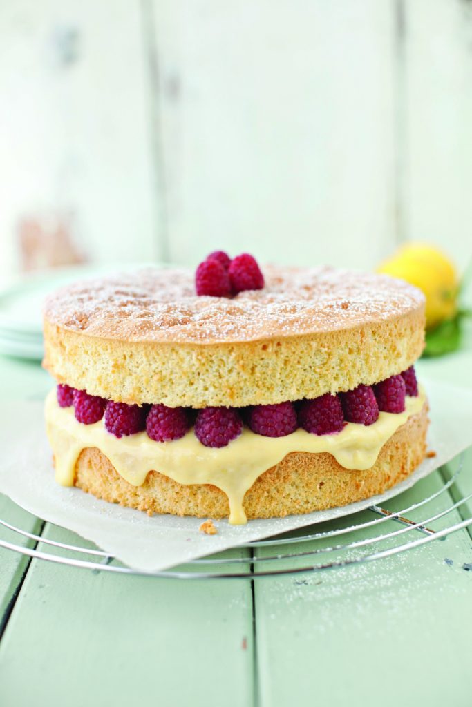 Neven Maguires Raspberry and Lemon Curd Sponge from The Nations Favourite Food Fast