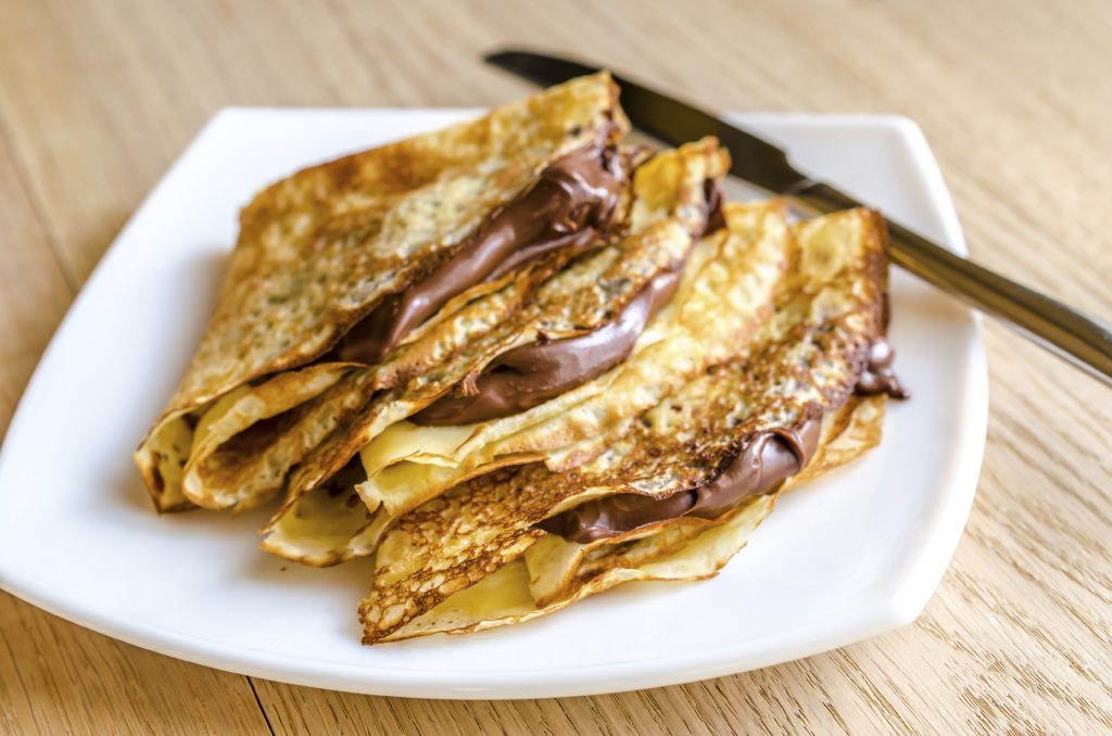 Crepes with Nutella