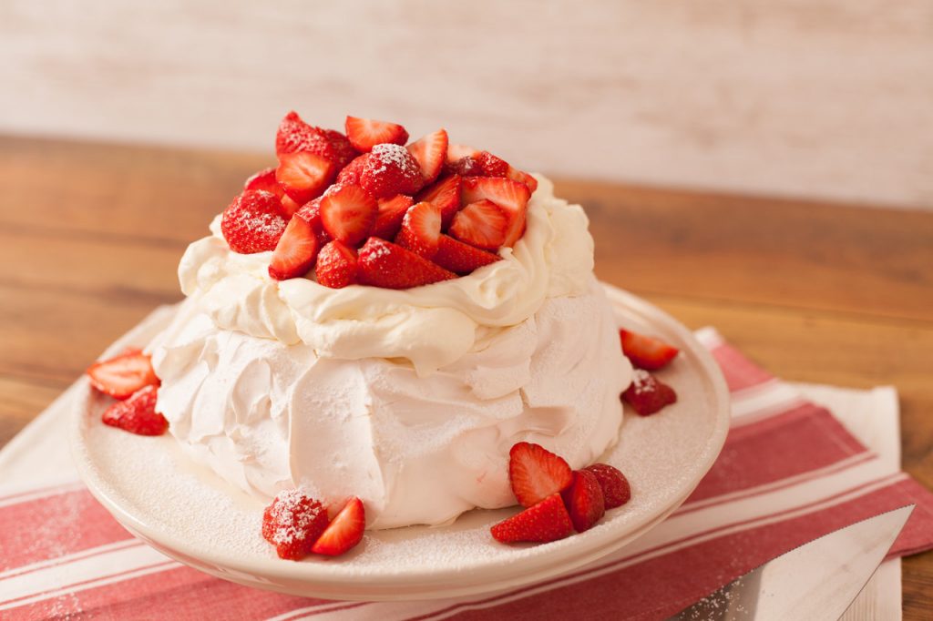 Strawberry Pavlova