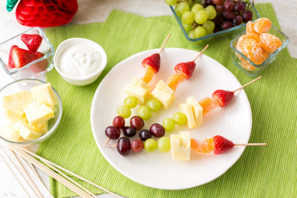 fruit skewers