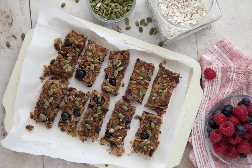 Blueberry Oat Breakfast Bars