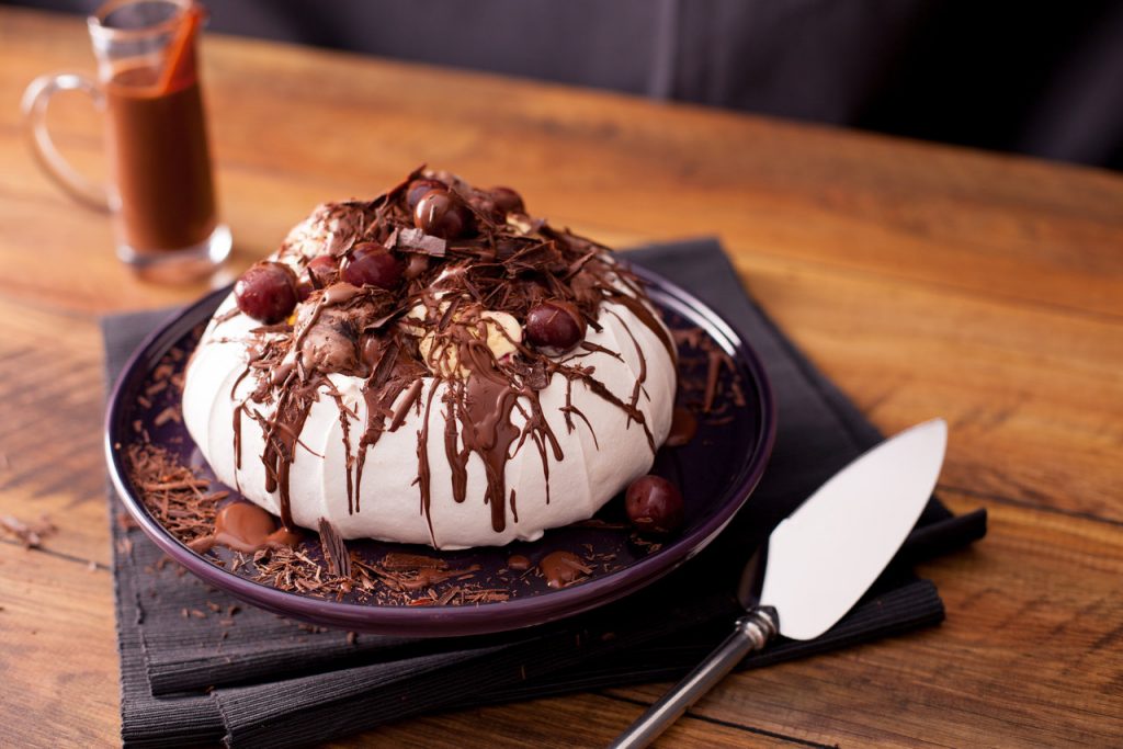 black forest pavlova