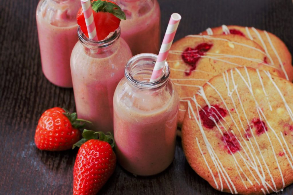 White Chocolate and Raspberry Cookies