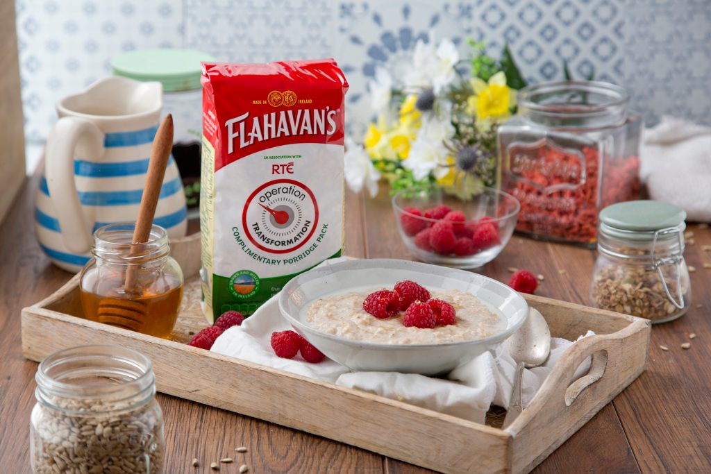 Flahavan’s get behind RTÉ Operation Transformation Free Porridge Day!