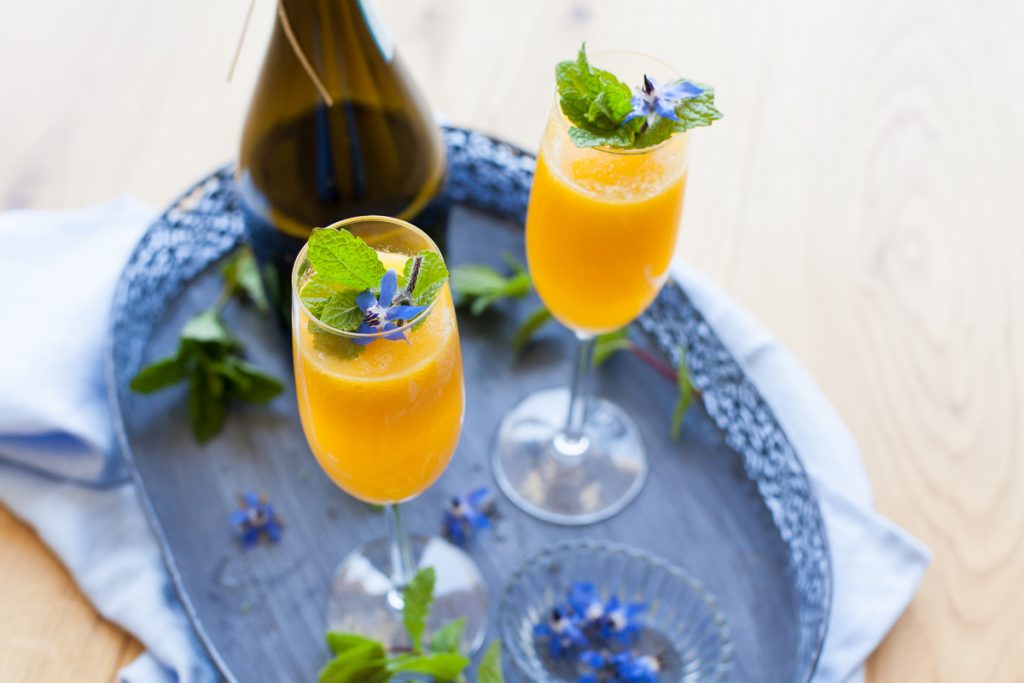 Catherine Fulvio Peach Bellini recipe, Chef Recipe Series i Love Cooking Ireland