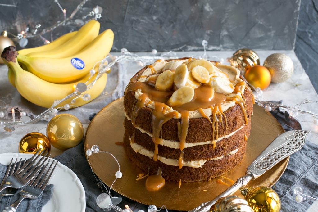 Fyffes Banana Caramel Cake