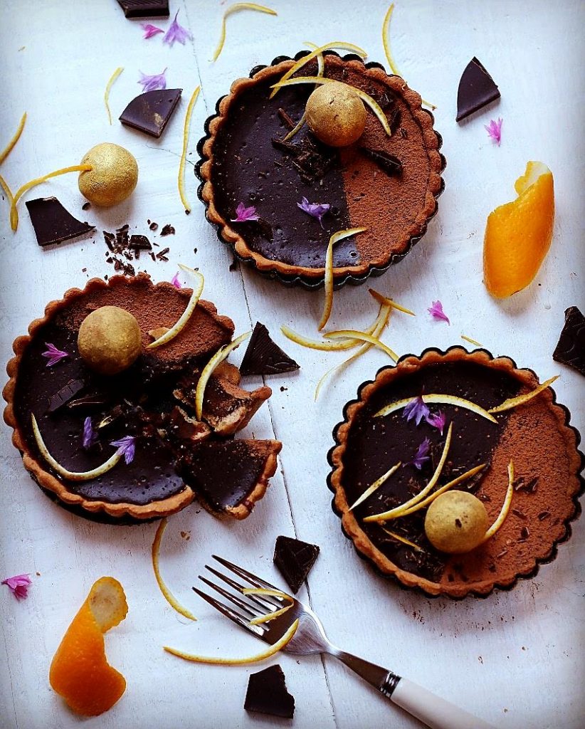 Chocolate orange tartlets, chocolate recipes, I love cooking, Shane Smith recipes