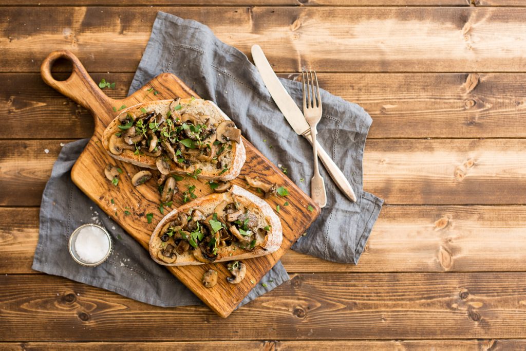 Garlic Mushroom Toast, brunch recipe, vegetarian recipe, I Love Cooking recipes, I love cooking ireland, recipe website, easy recipes, sourdough