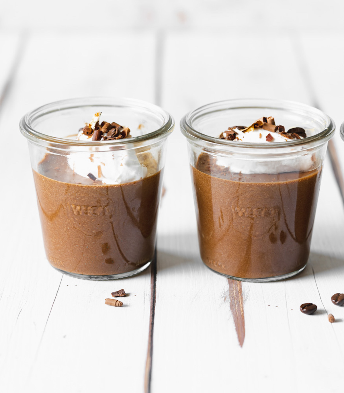 vegan Irish coffee mocha mousse