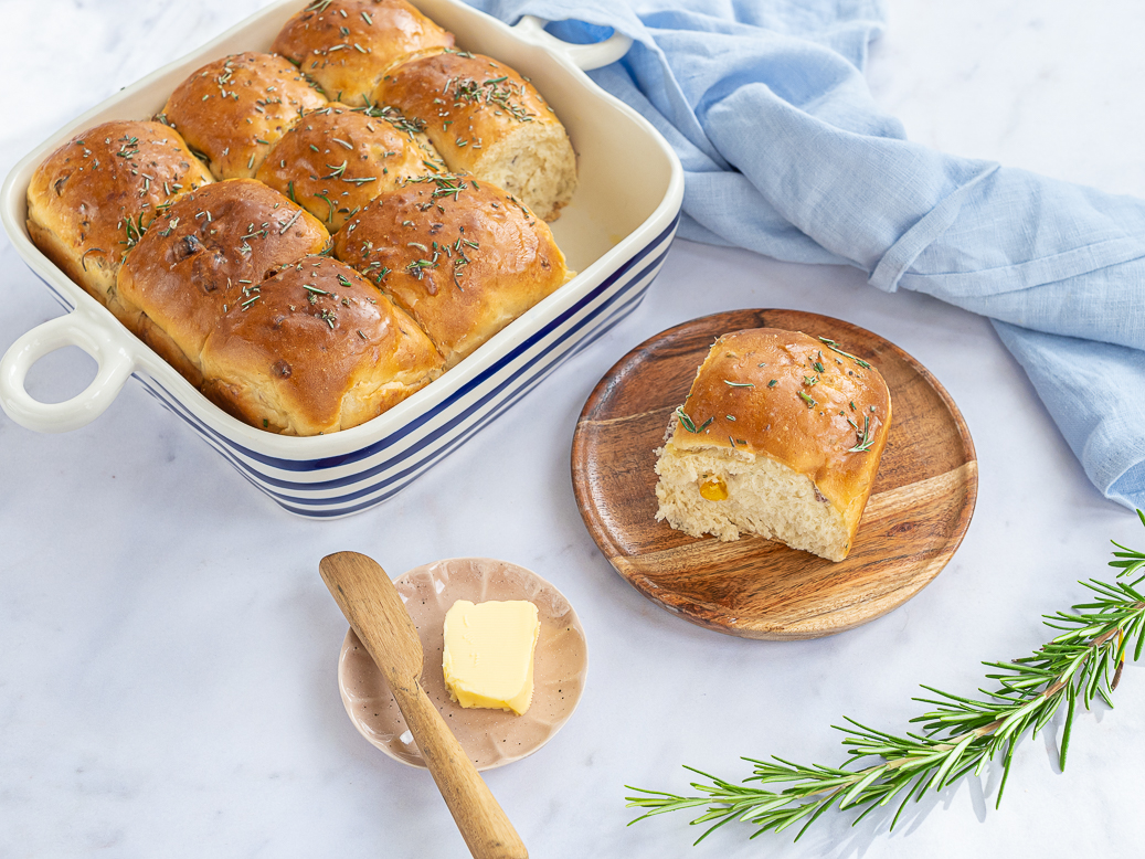 Apricot & bacon tear & share rolls, Love Baking Series, Shane Smith