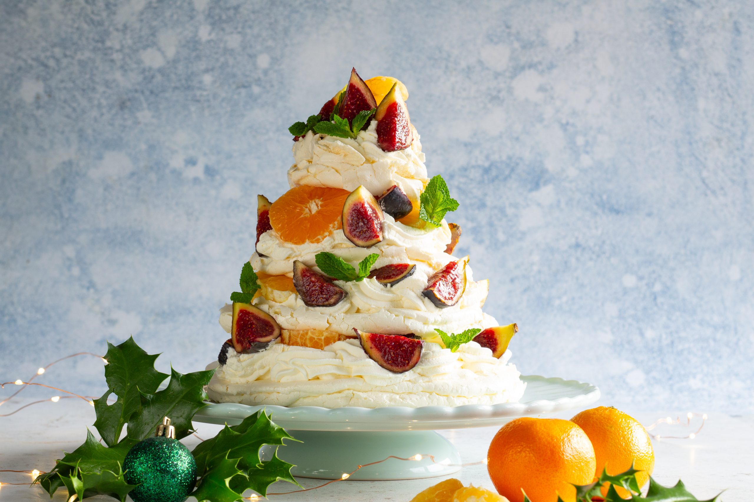 Clementine & Fig Meringue Stack