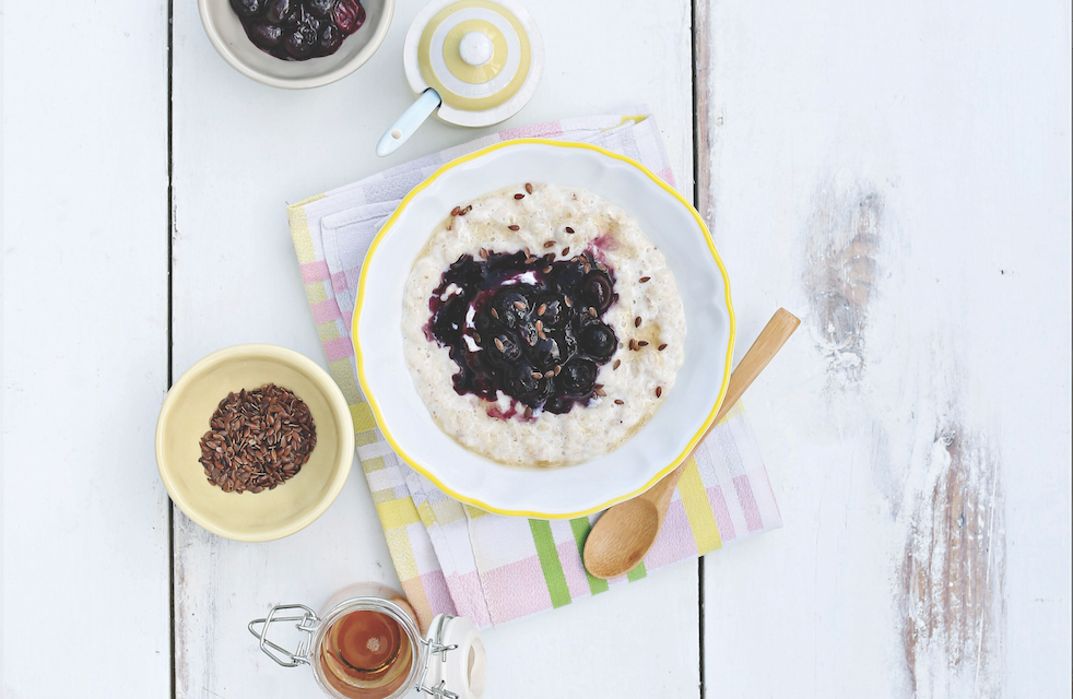 Neven Maguire Porridge with Blueberries from the complete baby and toddler cookbook