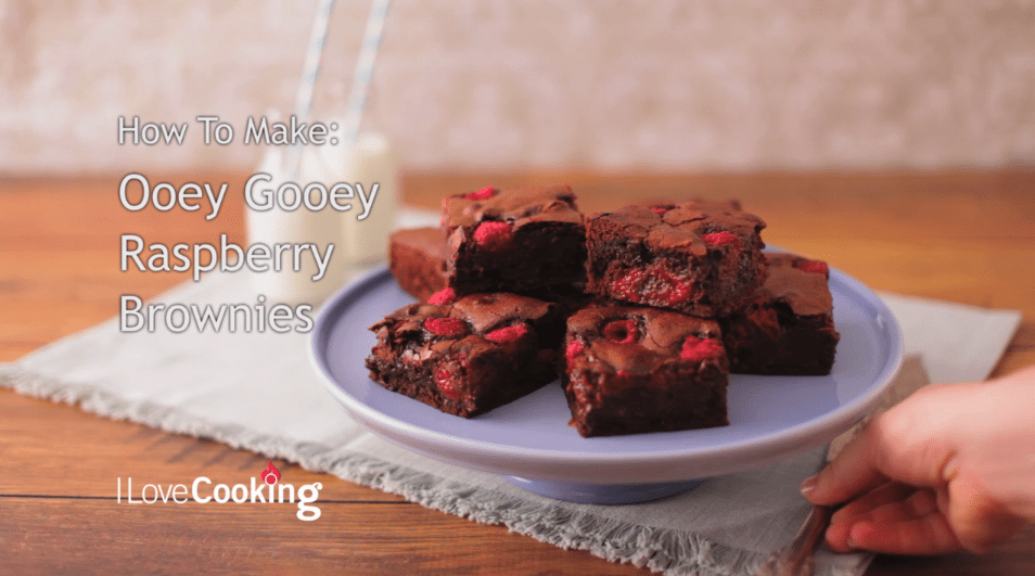 How to make chocolate raspberry brownies