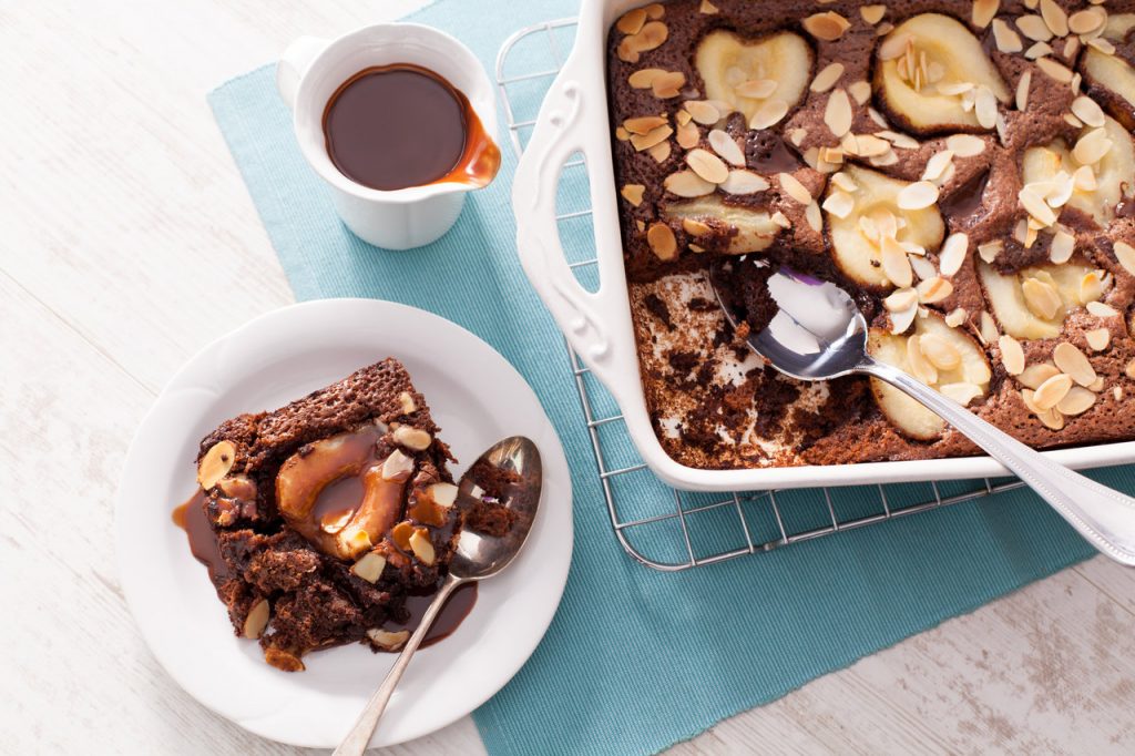 chocolate-pear-pudding