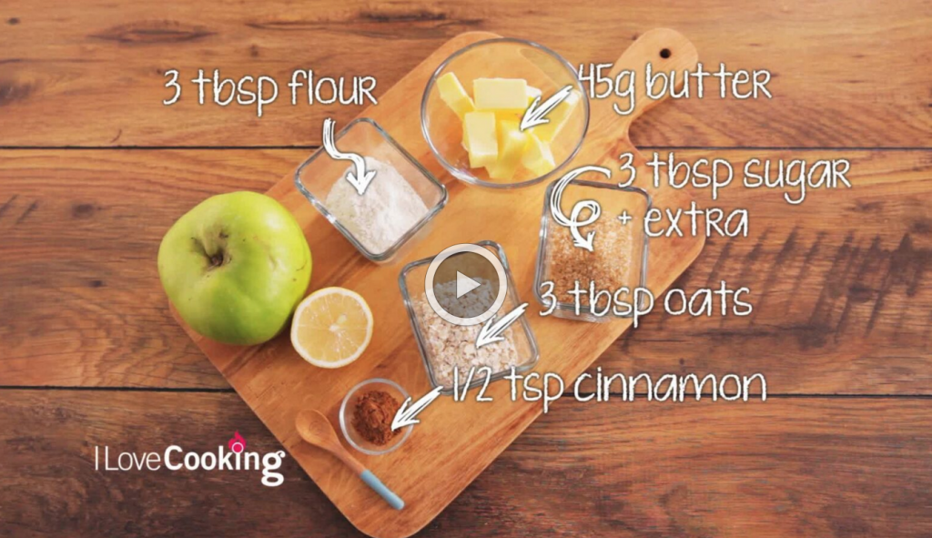 How To Make Apple Crumble Video