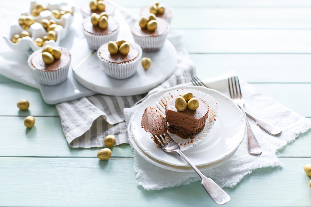 mini_choc_cheesecakes_i_love_cooking_ireland, chocolate recipe, easter recipe, no bake cheesecake, www.ilovecooking.ie