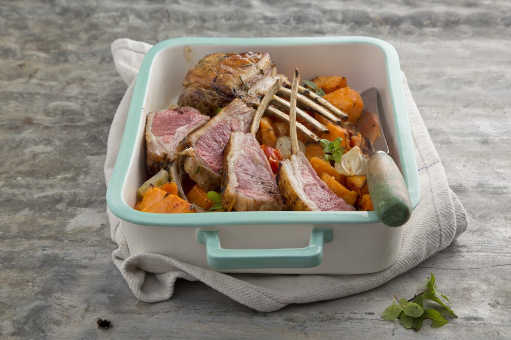 catherine fulvio, whirlpool rack_of_lamb_with_spicy_shallots_and_sweet_potato, i love cooking, www.ilovecooking.ie