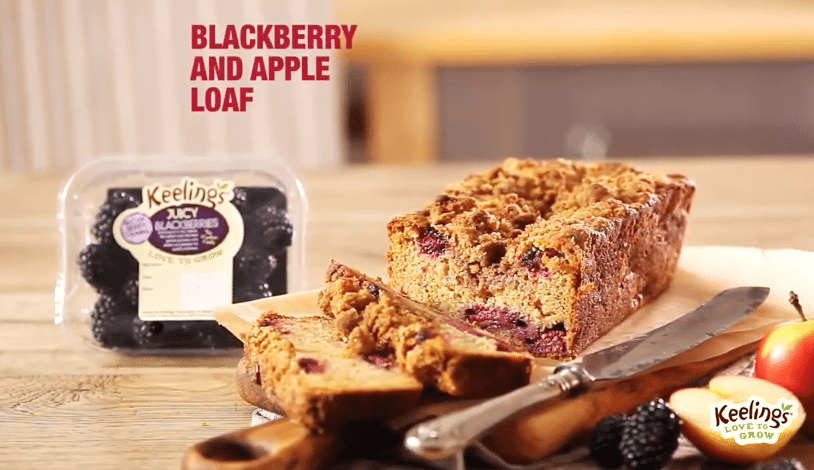 Keelings Blackberry Apple Loaf recipe, I love cooking, www.ilovecooking.ie
