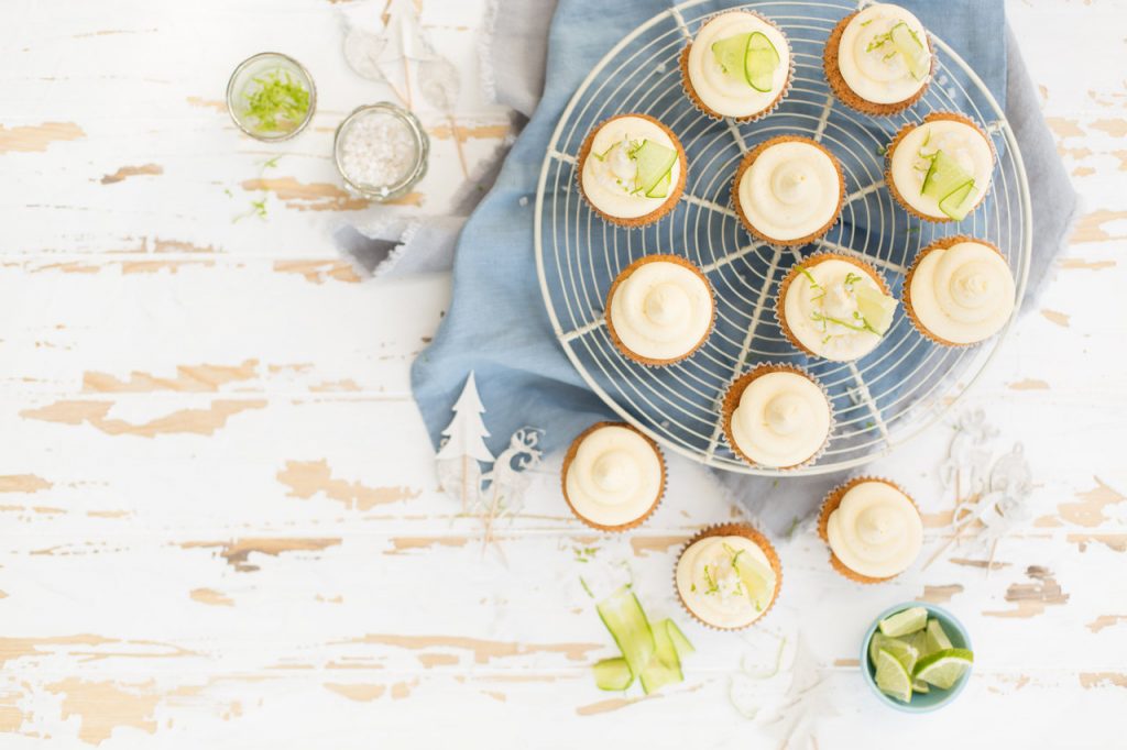 Gin & Tonic Cupcakes, I Love Cooking Ireland, Christmas Baking recipes, baking