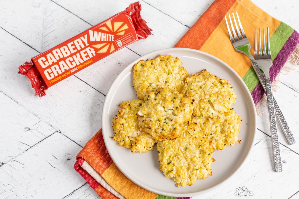 Carbery Cracker Cauliflower Cheese Bites, Cheese recipes, irish recipes, I Love Cooking Ireland