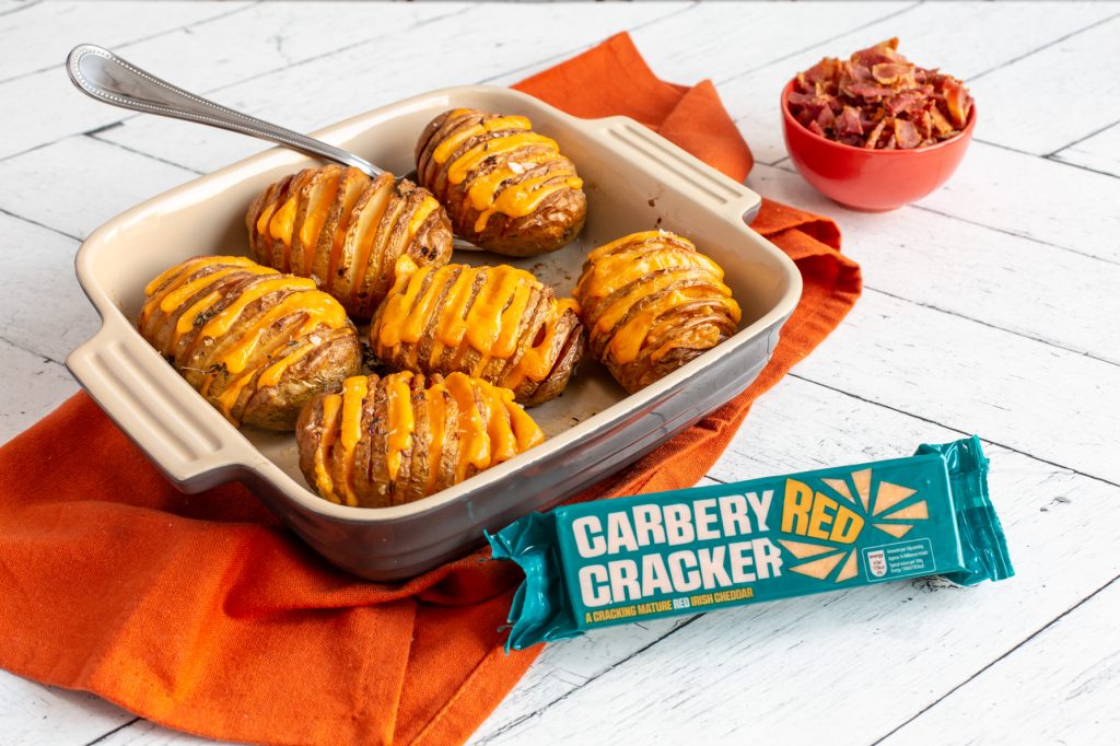 Carbery_Cheese_Hasselback_Potatoes, cheese recipes, potato recipes, i love cooking recipes