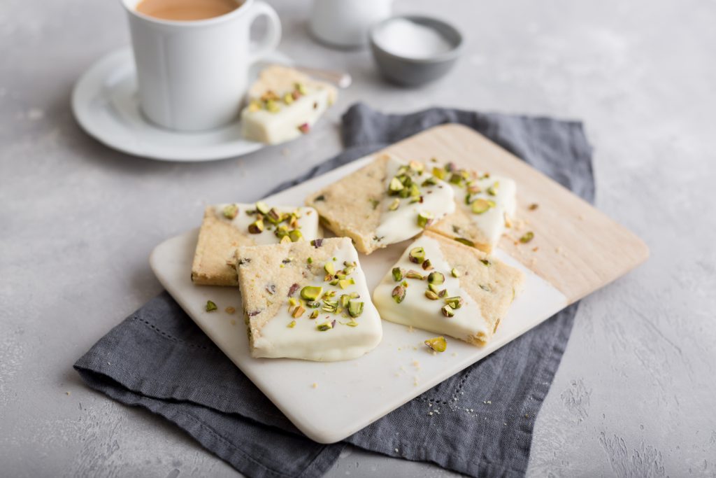 Pistachio & White Chocolate Shortbread, i love cooking ireland, kenwood ireland