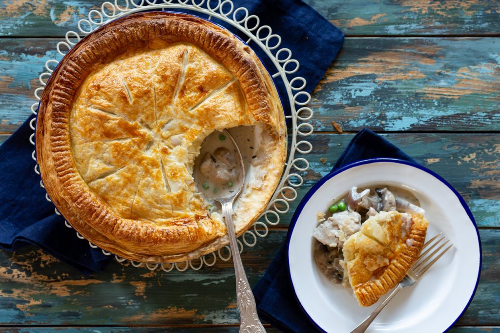 chicken and mushroom pot pie, chicken recipes, i love cooking ireland recipes, chicken and mushroom, family dinners
