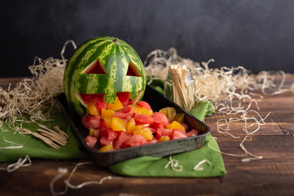 Carved Watermelon, Halloween ideas, kids halloween, i love cooking ireland