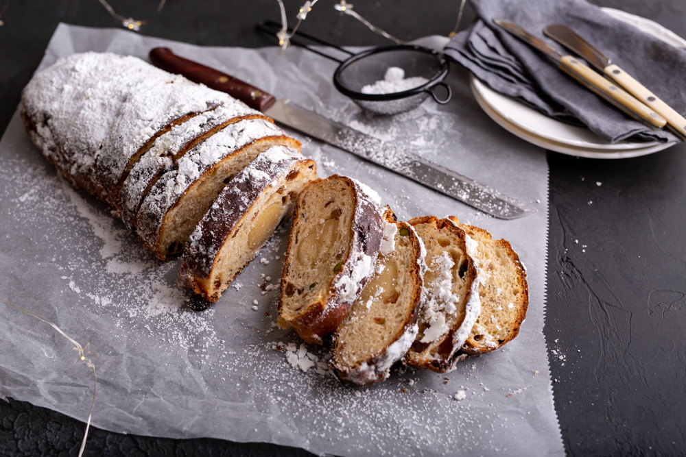 Firehouse Christmas Stollen, Patrick Ryan Bread recipes, I Love Cooking Bread recipes