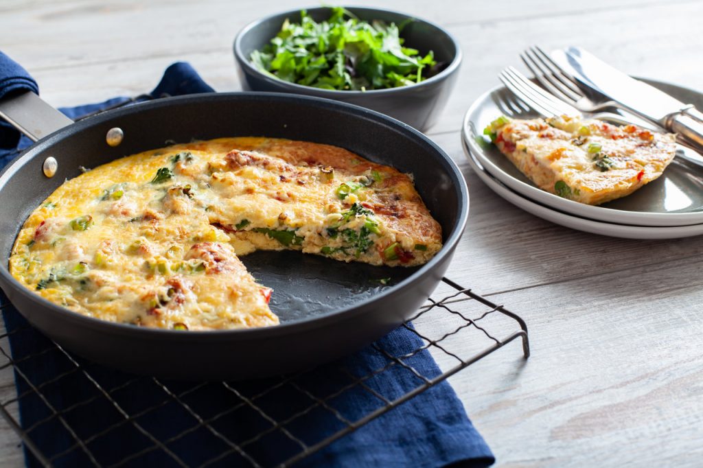 Dubliner Cheese Veggie Frittata