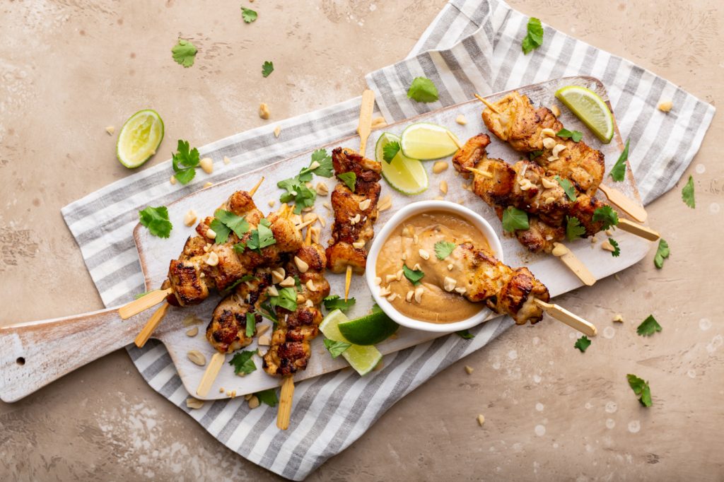 Chicken Satay recipe, chicken recipes, i love cooking
