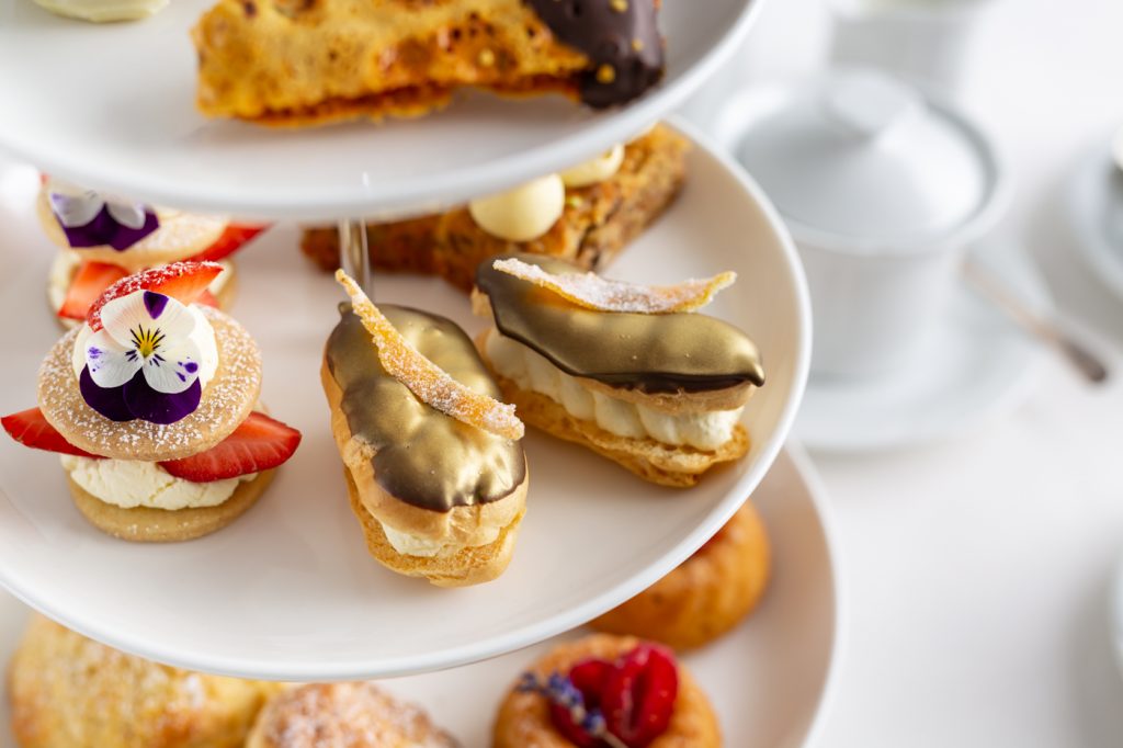 Afternoon Tea,Chocolate & Candied Orange Eclairs, Chocolate Eclair recipe, I Love Cooking Chef Recipe Series, Shane Smith, irish chefs