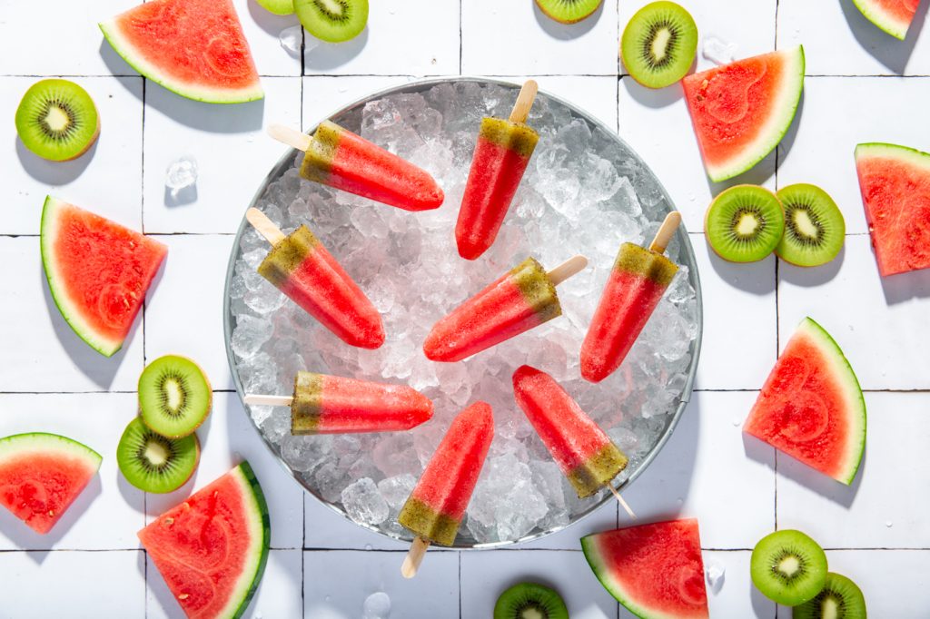 Watermelon Kiwi Ice Pops, kids recipes, ice pops, i love cooking kids recipes, learn to cook