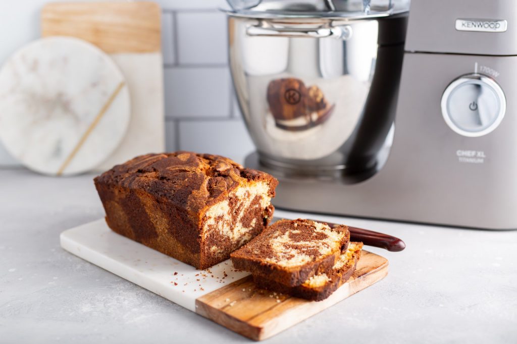 Kenwood CHocolate and Vanilla Marble Loaf, I Love Cooking Chocolate Cake Loaf
