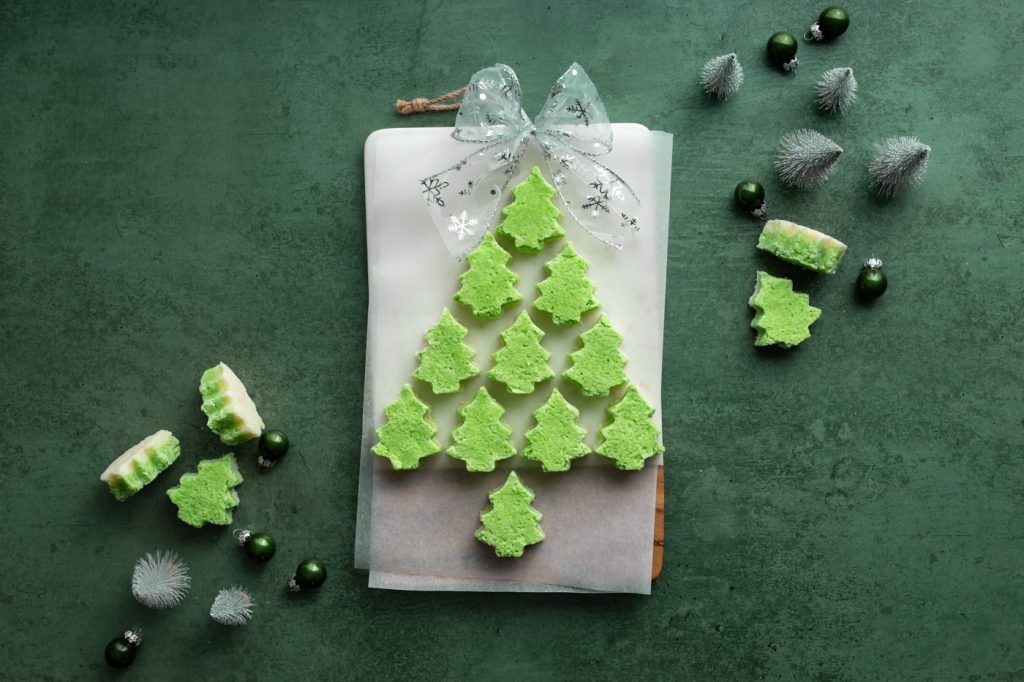 Coconut Ice Christmas Trees