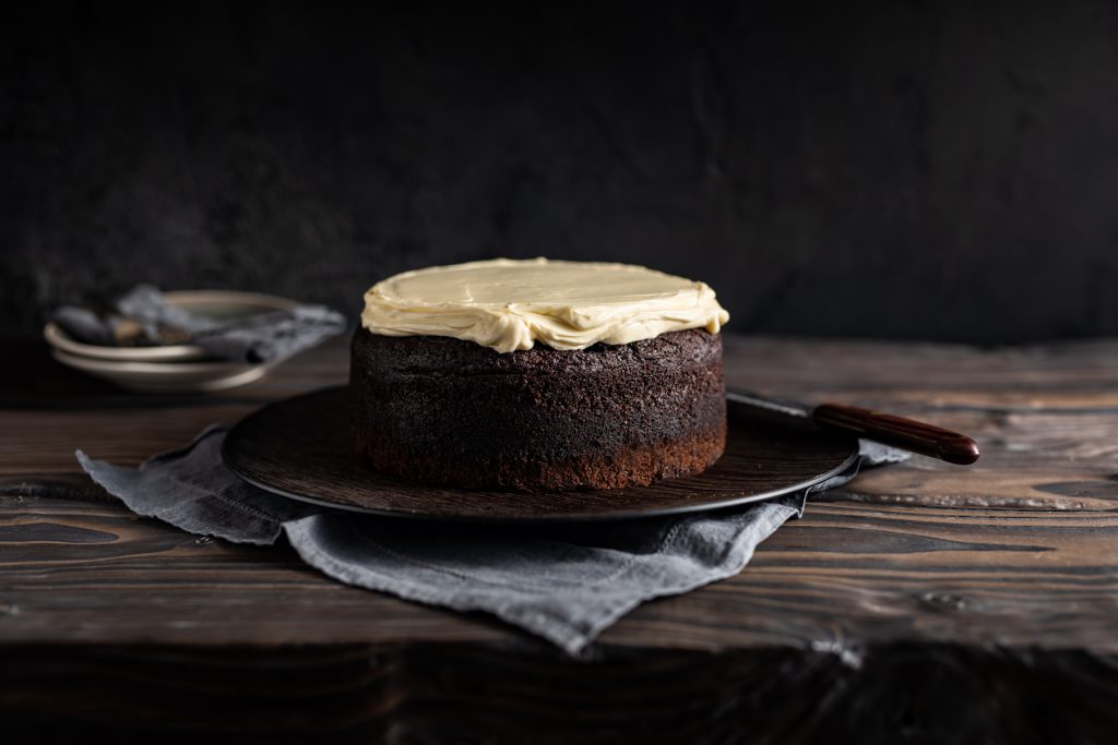 Guinness Cake with Baileys Cream Cheese Frosting, I love cooking cakes