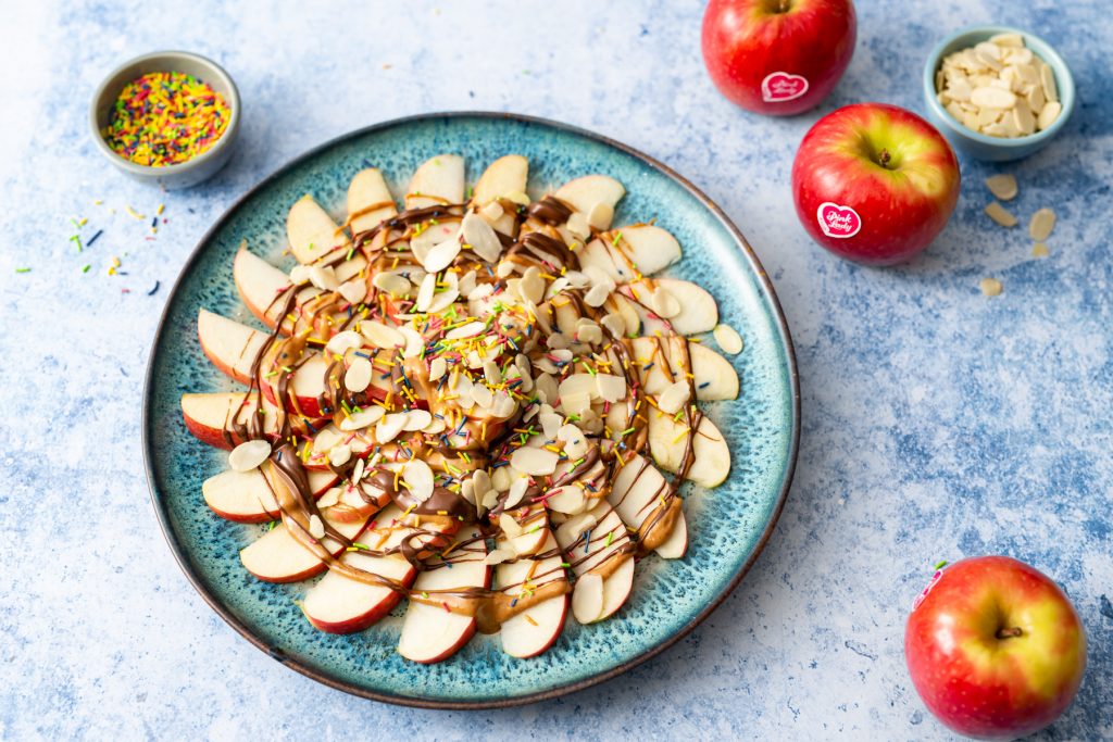 Pink Lady Apple Nachos