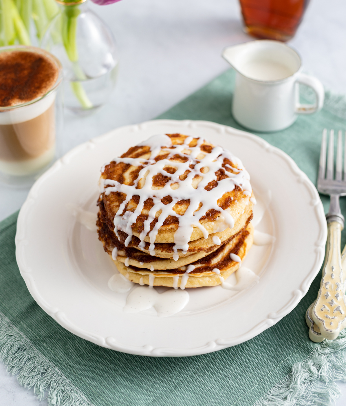 Cinnamon Swirl Pancakes