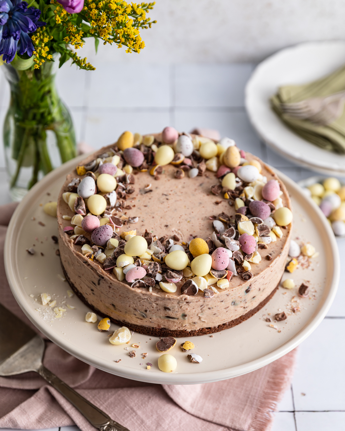 Mini Egg Cheesecak