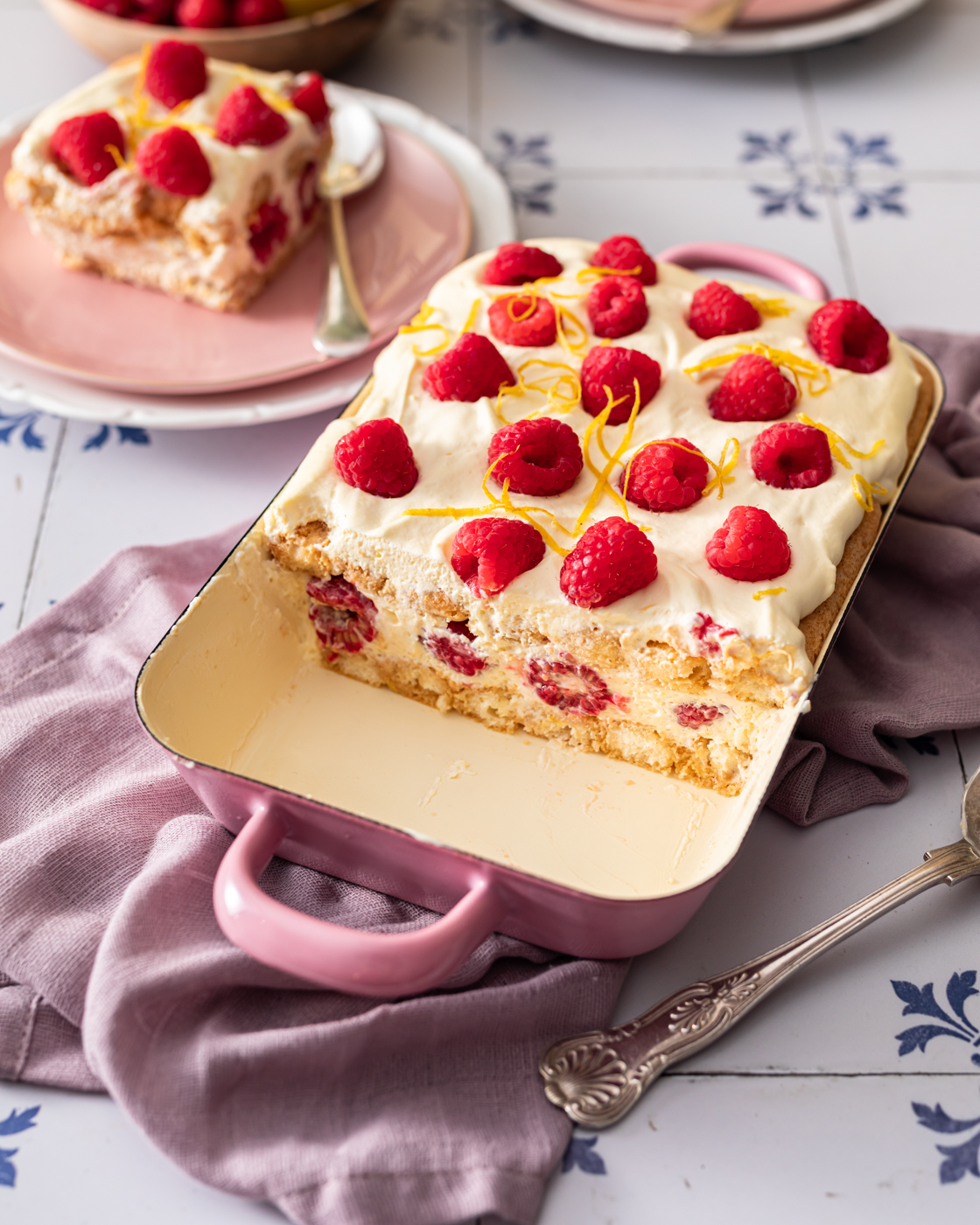 Lemon Raspberry Tiramisu