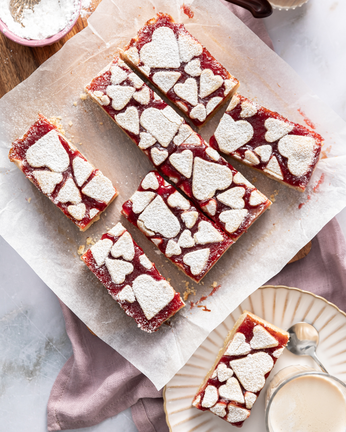 Jammy Biscuit Bars