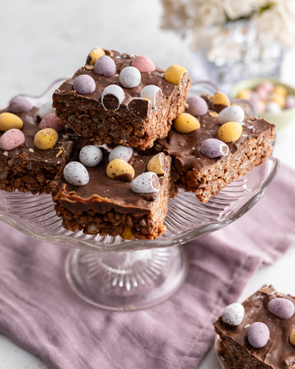 Mini Eggs Krispie Treats