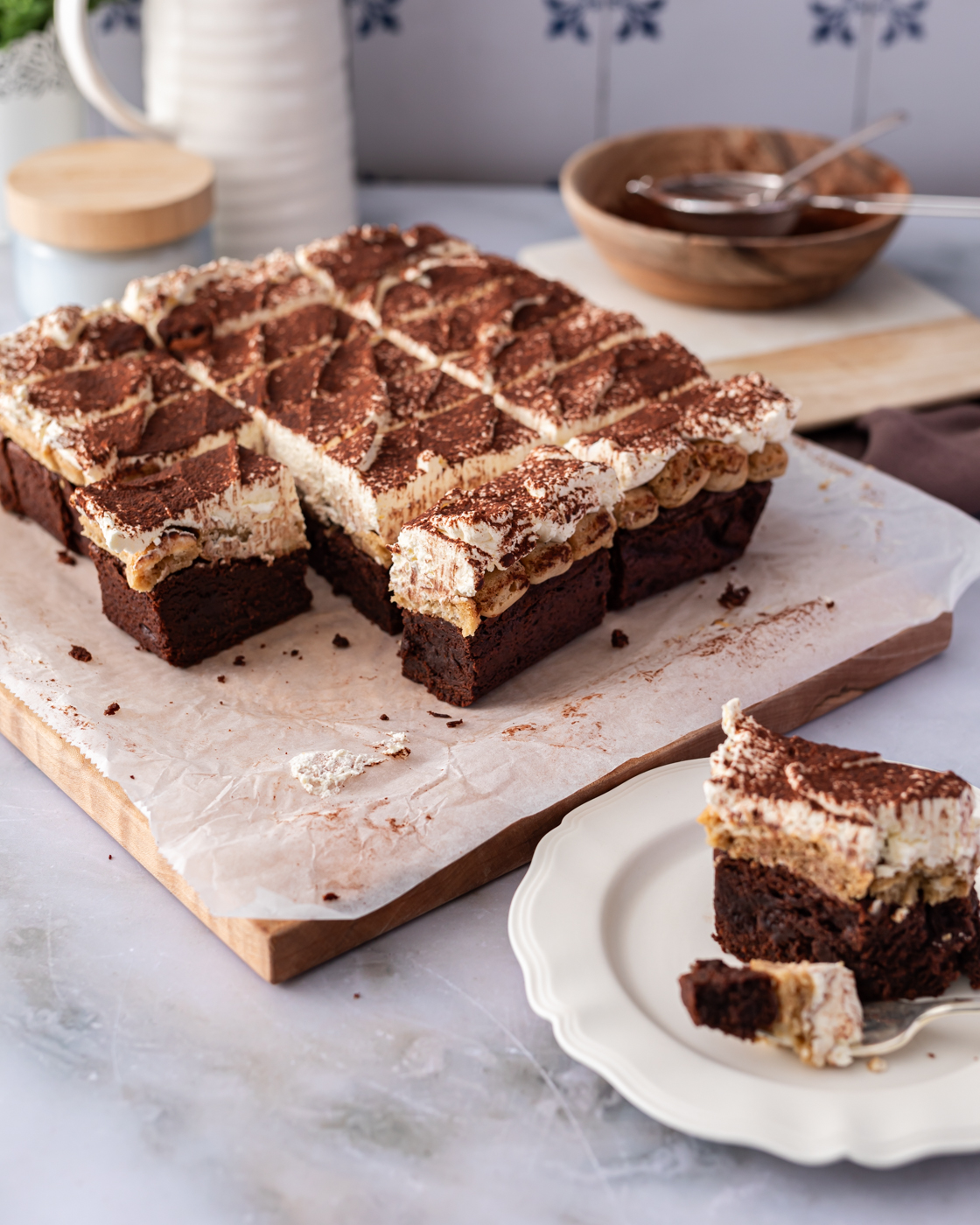 Tiramisu Brownies