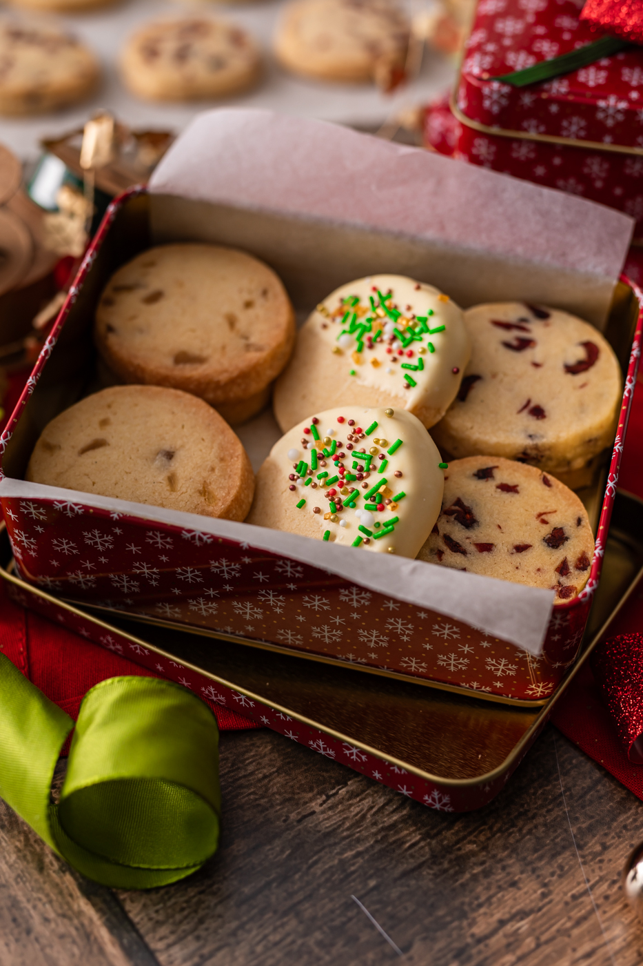 Slice & Bake Shortbread Biscuits
