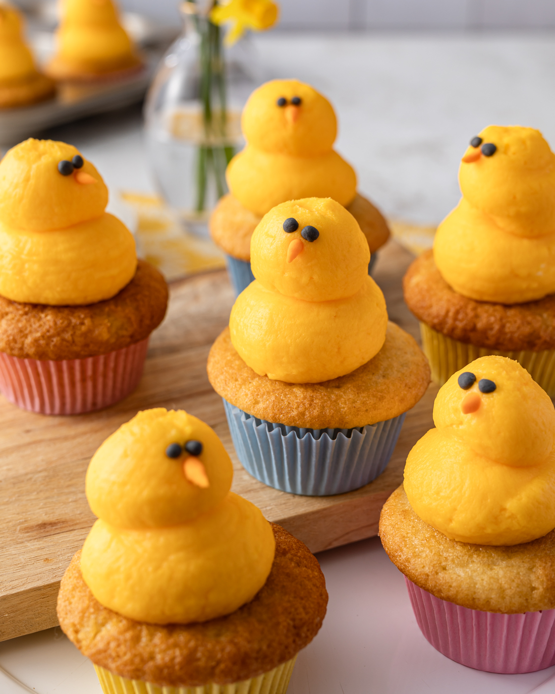 Easter Chick Cupcakes